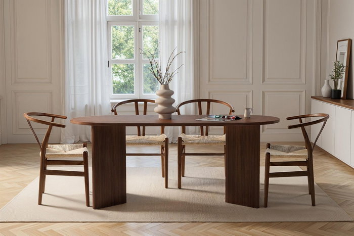 Hanah Home Mesa de Comedor Sablin - Walnut